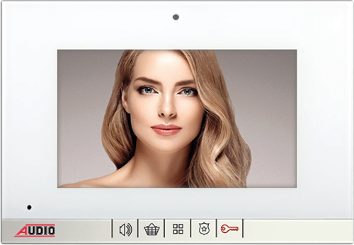 AUDIO 001188 Bus Plus 7" Görüntülü Diafon Bus Plus (Mekanik Butonlu) – Beyaz