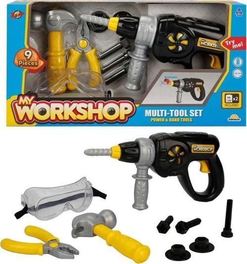 Zapp Toys My Workshop Matkaplı Tamir Seti 9 Parça Kız Erkek Çocuk Oyuncak Eğitici Oyuncaklar