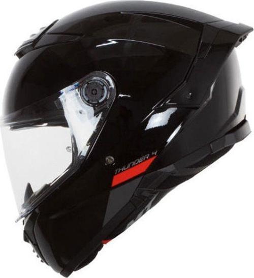 Mt Thunder 4 Solid A1 Gloss Full Face Motosiklet Kaskı