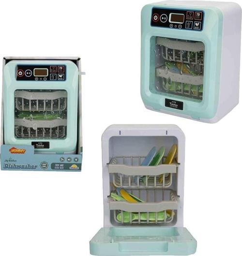 Hommy Sesli ve Işıklı Yeşil Bulaşık Makinesi Kız Erkek Çocuk Oyuncak Eğitici Oyuncaklar