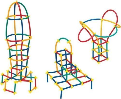 Eğlenceli Oyuncak Dede Süper Bambu Çubukları 300 Parça Kız Erkek Çocuk Eğitici