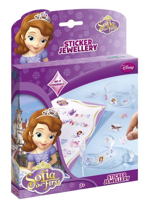 Öğretici Oyuncak Disney Prenses Sofia Çıkartmalı Takı Seti Kız Erkek Çocuk Eğitici Eğitici Oyunca