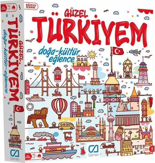 Eğitici Oyuncak 363 CAOYN-5160 Güzel Türkiyem Kız Erkek Çocuk Eğitici