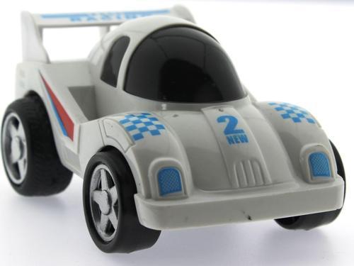 Eğlenceli Oyuncak Sürtmeli Kırılmaz Beyaz Yarış Arabası F559 Kız Erkek Çocuk Eğitici Eğitici Oyunc