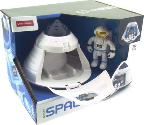 Öğretici Oyuncak Işıklı ve Astronotlu Uzay Kapsülü Kız Erkek Çocuk Eğitici