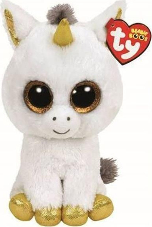 Eğlenceli Oyuncak Ty Beanie Pegasus the White Unicorn 15cm Kız Erkek Çocuk Eğitici