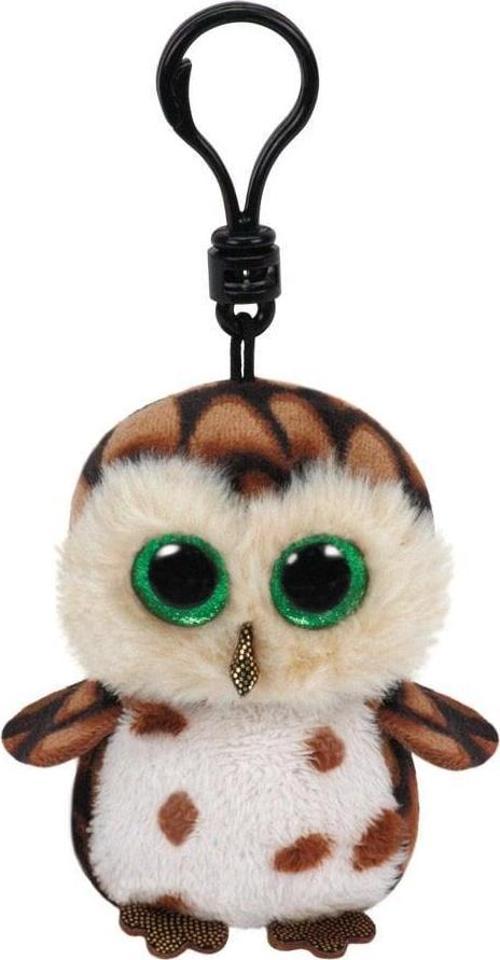 Eğlenceli Oyuncak TY Sammy - Owl Brown Anahtarlık Kız Erkek Çocuk Eğitici