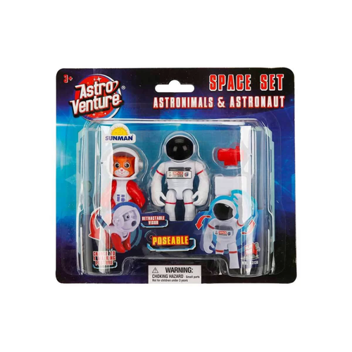 Eğitici Oyuncak Astro Venture Astronimals & Astronaut Uzay Seti Kız Erkek Çocuk Eğitici Eğitici 