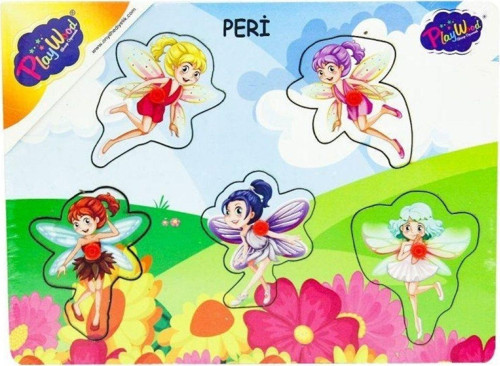 Kız Erkek Çocuk Oyuncak 159/160 AHŞAP TUTMALI PERİ KIZI Kız Erkek Çocuk Eğitici