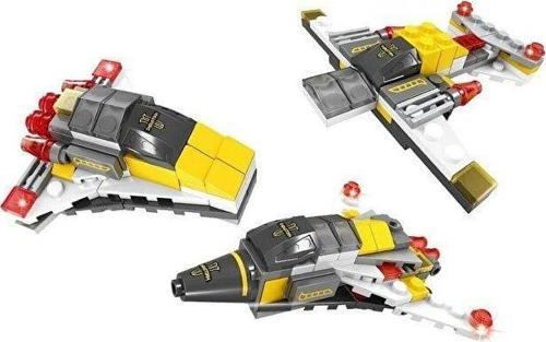 Kız Erkek Çocuk Oyuncak Ausini Assembling Master 3 in 1 63 Parça Uzay Araçları Kız Erkek Çocuk Eğitici E