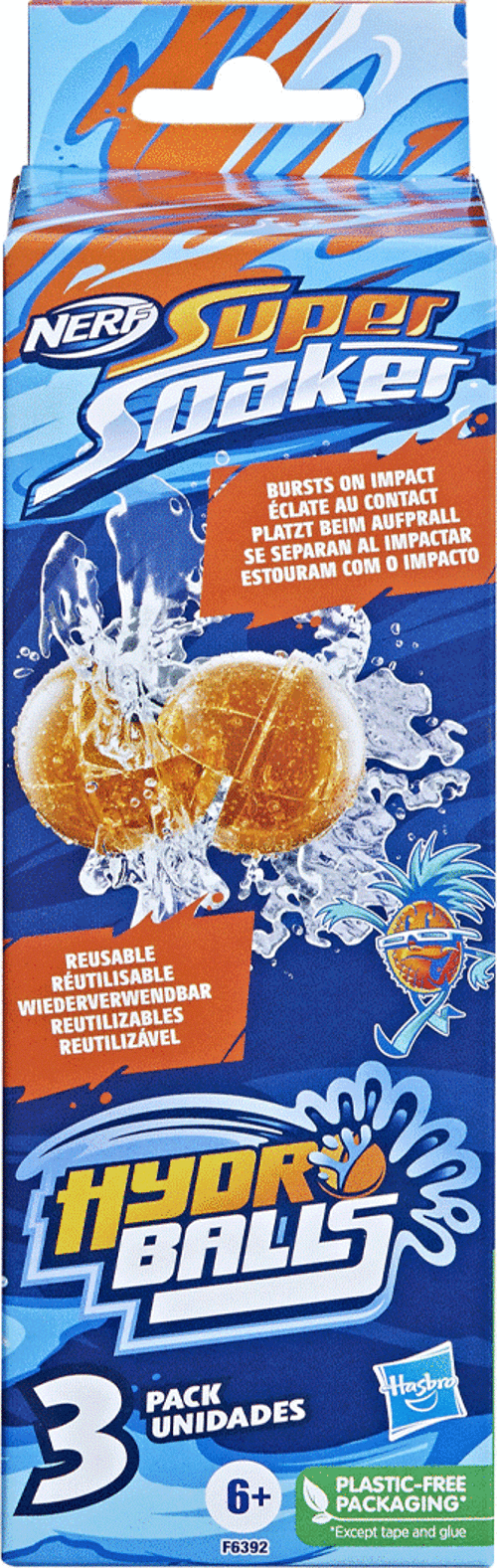 Öğretici Oyuncak F6392 Nerf Super Soaker Hydro Balls 3lü -1adet fiyatıdır Kız Erkek Çocuk Eğitici