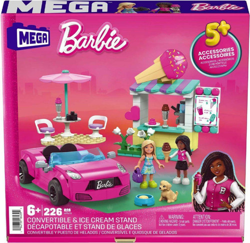 Öğretici Oyuncak HPN78 MEGA Barbie® Dondurma Standı 226 parça +6 yaş Kız Erkek Çocuk Eğitici Eğit