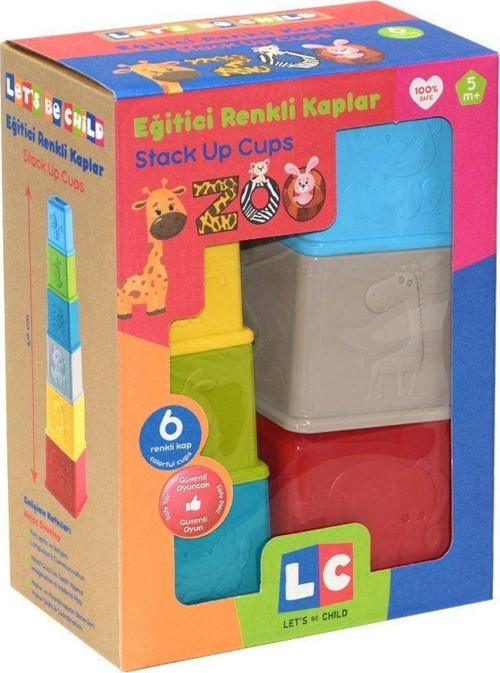 Eğlenceli Oyuncak 30798 Eğitici Kaplar Renkli Zoo -Enfal Kız Erkek Çocuk Eğiticila