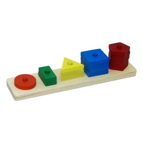 Öğretici Oyuncak Kutulu Ahşap Geometrik Şekiller Kız Erkek Çocuk Eğitici