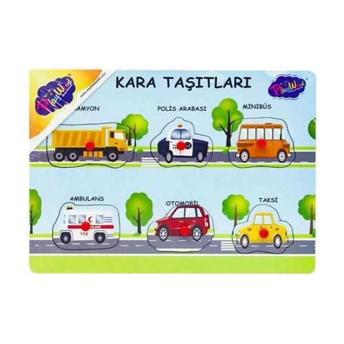 Eğlenceli Oyuncak 147/148 AHŞAP TUTMALI KARA VE HAVA TAŞITLARI Kız Erkek Çocuk Eğitici Eğitici Oyu