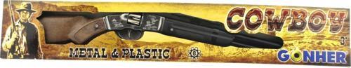 Eğlenceli Oyuncak Gonher 8'li Plastik Kowboy Tüfeği Kız Erkek Çocuk Eğitici