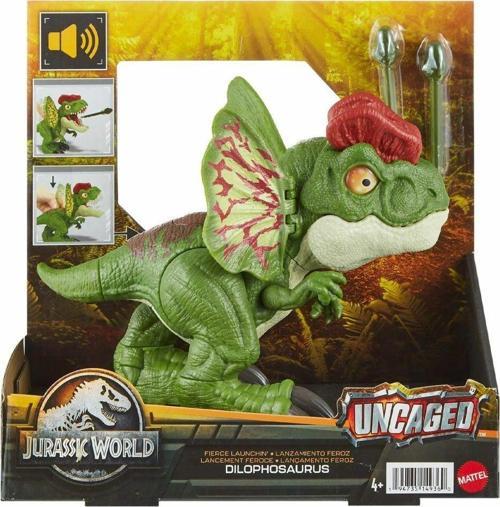 Eğitici Oyuncak HNT65 Jurassic World Uncaged™ İnteraktif Dilophosaurus Figürü Kız Erkek Çocuk Eğitici Öğretici Oyunc