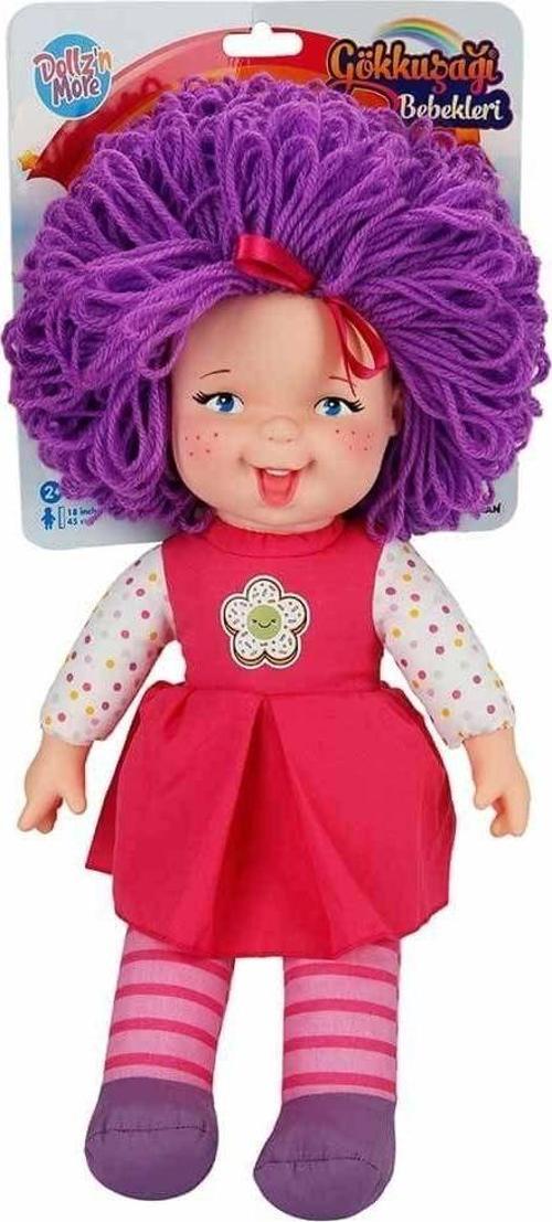 Eğlenceli Oyuncak 40012 Gökkuşağı Bebekleri 45cm -1adet stokta olan gönderilir Kız Erkek Çocuk Eğitici Öğretici Oyunca