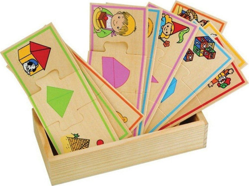 Öğretici Oyuncak 4412-CS Chiva, Nesneler Ahşap Kız Erkek Çocuk Eğitici