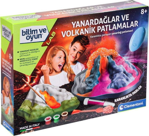Öğretici Oyuncak 64193 Bilim ve Oyun - Yanardağlar ve Volkanik Patlamalar Kız Erkek Çocuk Eğitici