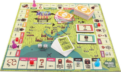 Kız Erkek Çocuk Oyuncak Mega City Emlak Ticaret Oyunu Kız Erkek Çocuk Eğitici
