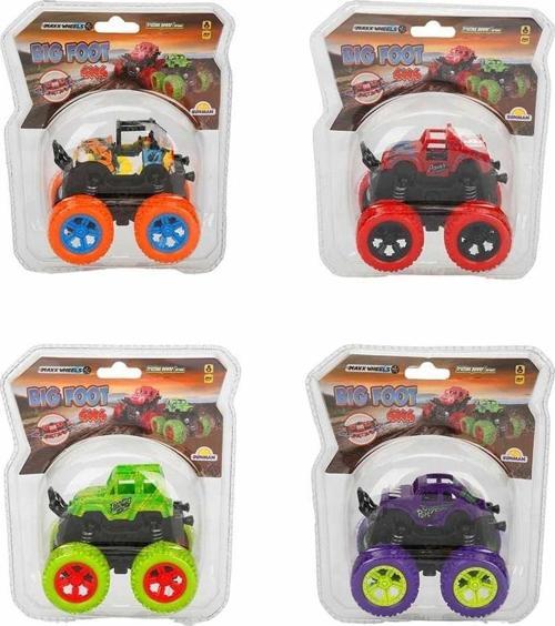 Eğitici Oyuncak Maxx Wheels Big Foot 4x4 Sürtmeli Araba -86841 - 1adet stokta olan gönderilir Kız Erkek Çocuk Oyunca