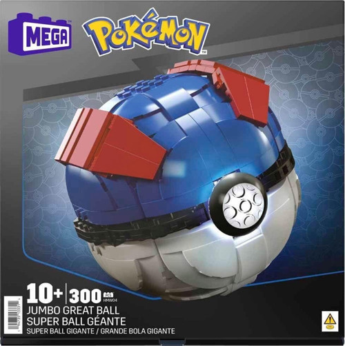 Kız Erkek Çocuk Oyuncak HMW04 MEGA Pokémon™ Jumbo Pokeball 299 parça +10 yaş Kız Erkek Çocuk Eğitici Eği