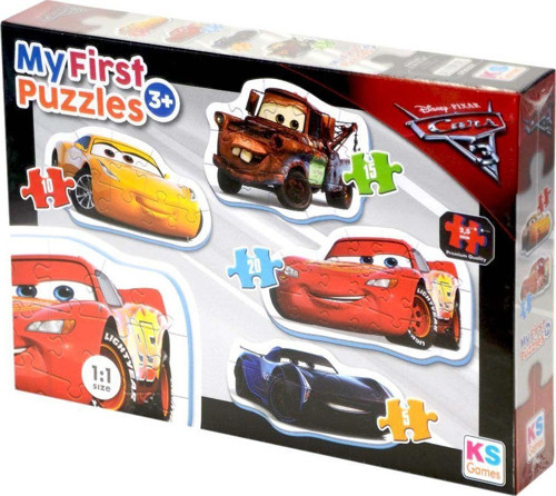 Öğretici Oyuncak KS Cars Benim İlk Yapbozum 4'ü Bir Arada Kız Erkek Çocuk Eğitici