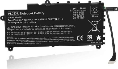 PL02XL, 751681-421, 751681-231 Laptop Batarya ile Uyumlu Pil