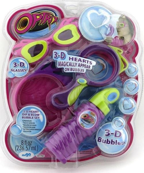Eğitici Oyuncak Optrix 3D Bubbles Set Kalp Efektli 20175 D Kız Erkek Çocuk Eğitici Eğitici Oyunc