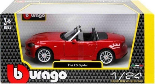 Kız Erkek Çocuk Oyuncak 21083 Burago 1:24 Fiat 124 Spider Model Araba Kız Erkek Çocuk Eğitici Eğitici Oy