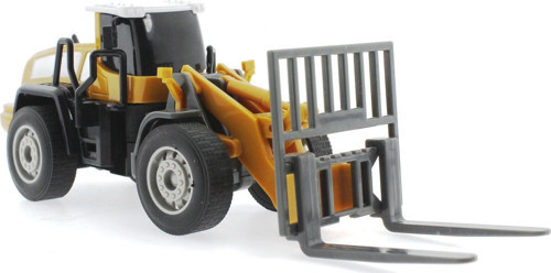 Eğitici Oyuncak Sürtmeli Model İş Makinası Forklift Kız Erkek Çocuk Eğitici