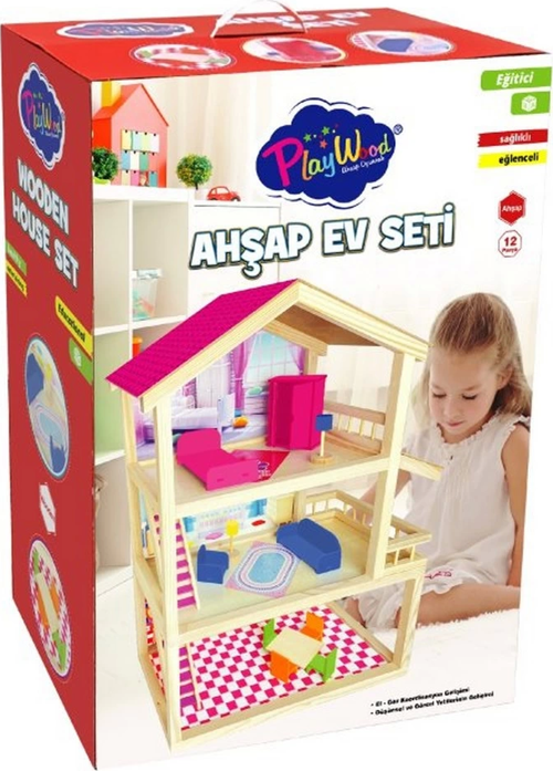 Eğlenceli Oyuncak Kutuda 26 Parça Ahşap Kasalı Renkli Rakamlar Kız Erkek Çocuk Eğitici Eğitici Oyu