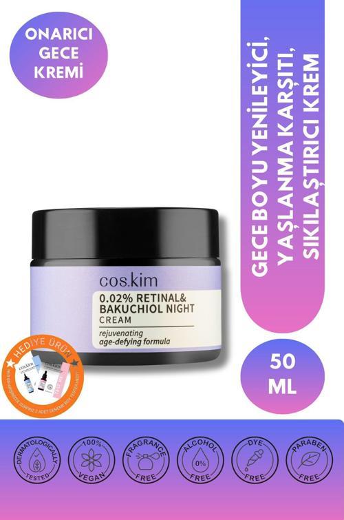 Retinal & Bakuchiol Yaşlanma Karşıtı Gece Kremi | Retinal & Bakuchiol Night Cream 50Ml