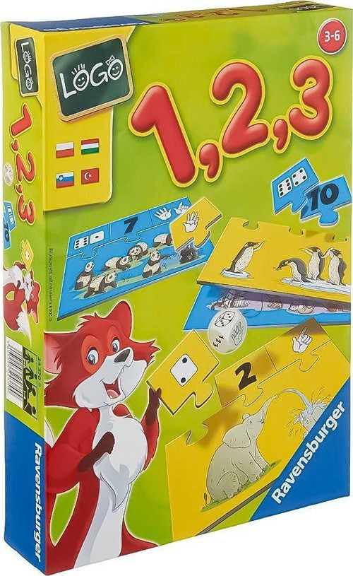 Öğretici Oyuncak 243709 Ravensburger, Logo 1,2,3 / 3-6 yaş Kız Erkek Çocuk Eğitici Eğitici Oyunca