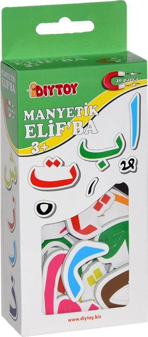 Eğitici Oyuncak 1642 DıyToy, Manyetik Elif'ba / +3 yaş Kız Erkek Çocuk Eğiticila