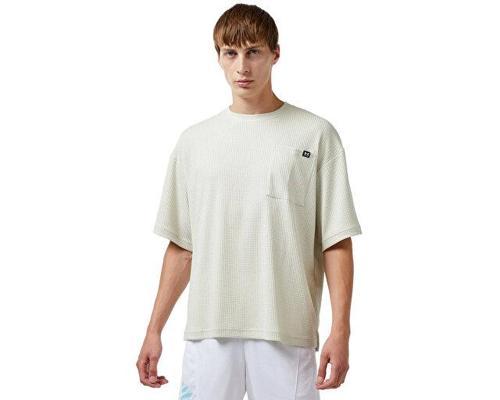 Ua Rival Waffle Crew Erkek Günlük Tişört 1383106-110 Beyaz