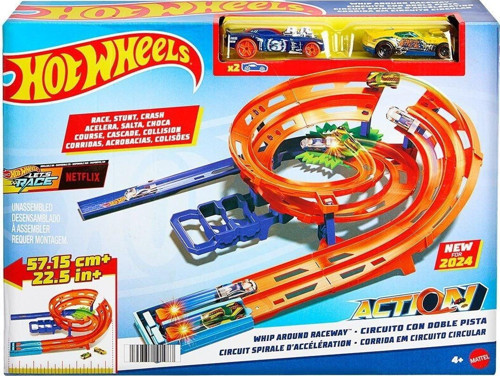 Eğitici Oyuncak HTK16 Hot Wheels Bumerang Çemberli Yarış Pisti Kız Erkek Çocuk Eğitici Eğitici O