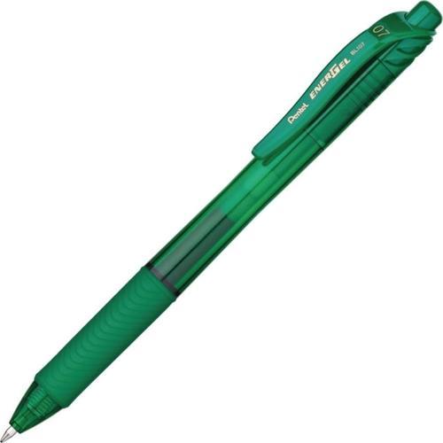 Energel 0.7mm Basmalı Jel Kalem Yeşil / BL107-D