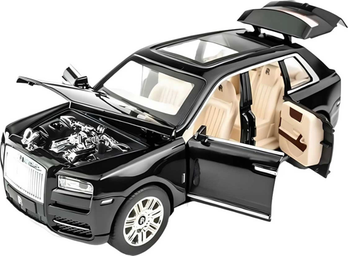 Eğlenceli Oyuncak Şeffaf Kutuda Metal BMW X7 Araba Kız Erkek Çocuk Eğitici