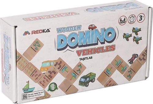 Öğretici Oyuncak RD5648 Ahşap Domino Animals -Redka Kız Erkek Çocuk Eğitici