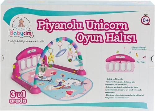 Öğretici Oyuncak HE0631 Babycim Pianolu Balina Oyun Halısı Kız Erkek Çocuk Eğitici Eğitici Oyunca