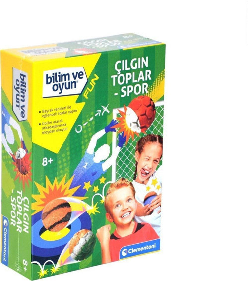 Eğlenceli Oyuncak 64323 Çılgın Toplar - Spor - Bilim ve Oyun / +7 yaş Kız Erkek Çocuk Eğitici Eğit