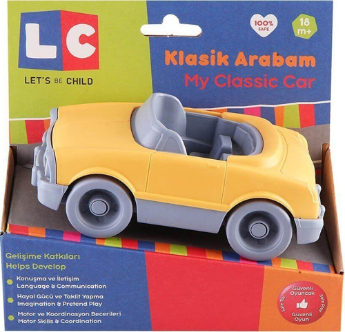 Eğitici Oyuncak 30780-LC Kanz, Klasik Arabam Kız Erkek Çocuk Eğitici