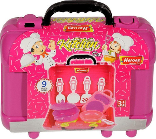 Eğitici Oyuncak ERN-819 Heroes Toys Pasta Oyun Seti Kız Erkek Çocuk Eğitici