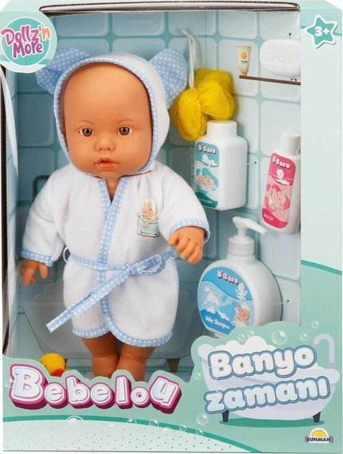 Kız Erkek Çocuk Oyuncak Bebelou Banyo Zamanı Bebek Kız Erkek Çocuk Eğitici