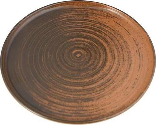 Lykke Kahverengi Düz Tabak 27cm