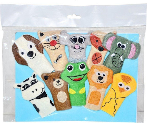 Kız Erkek Çocuk Oyuncak AND-5086 HAYVANLAR PARMAK KUKLA SET10LU Kız Erkek Çocuk Eğiticil