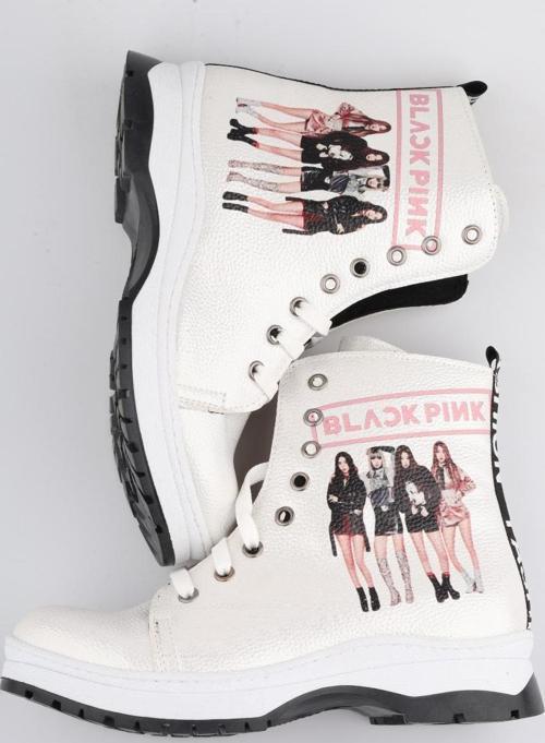 Sedef BlackPink Fermuarlı Kız Çocuk Botu