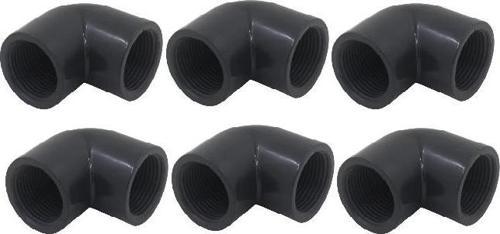 U-PVC D32 1" PN-16 iç dişli dirsek 90 derece dirsek NOZBART ( 6 adet )